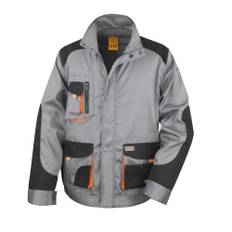 Result Mens Work-Guard Lite Workwear Jacket (Breathable And Windproof) - S / Royal - Navy - Orange