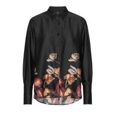 A KARMAMIA JOSEPH SHIRT BLACK BLOSSOM