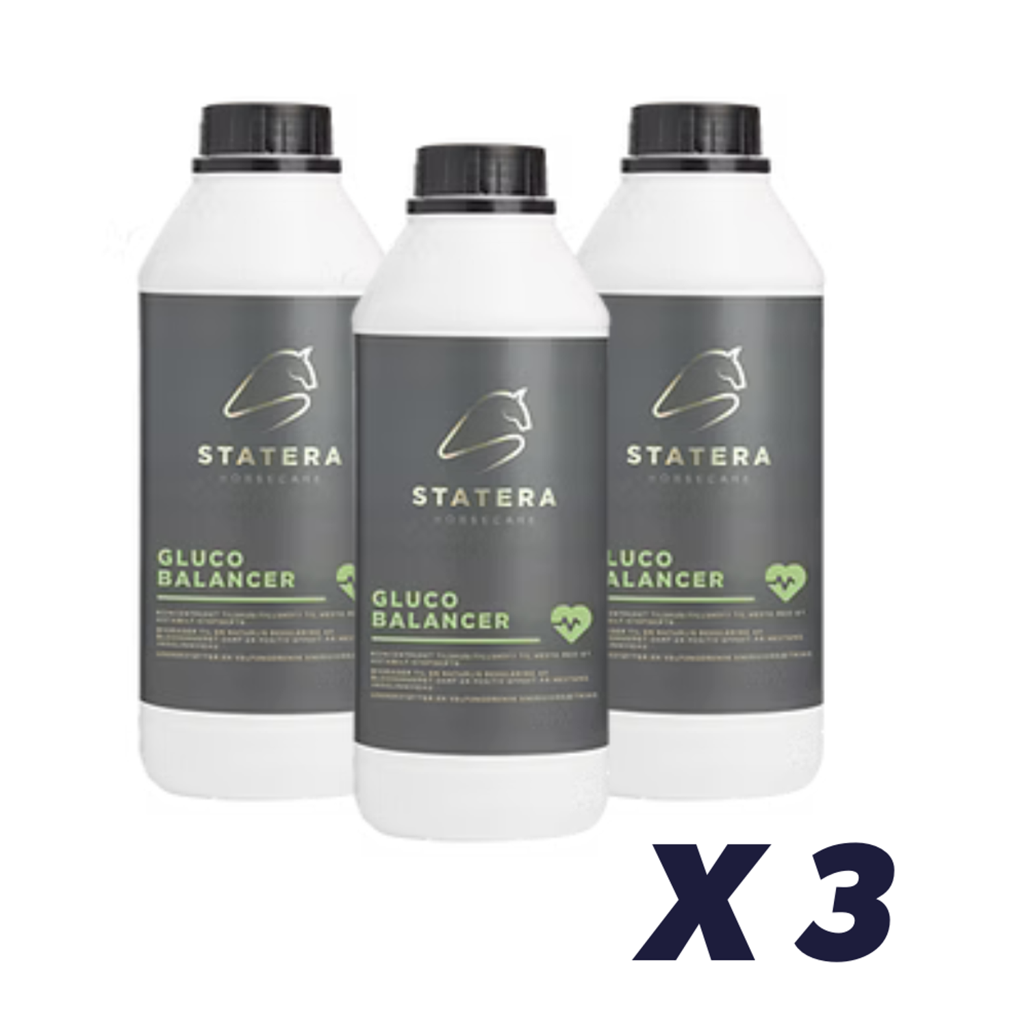 Statera Horsecare Gluco Balancer 1 L - 3 x 1000 ml