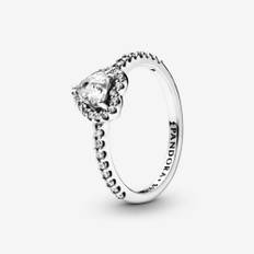 Pandora Fremhævet Hjerte Ring Str.58 (flere størrelser)