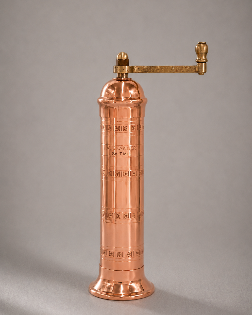 'Copper Mill' - 9" Saltkvarn, Alexander Handcrafted Mills - 9" Saltkvarn.