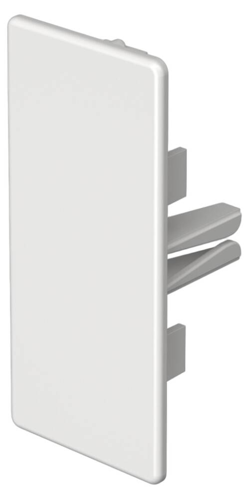 WDK endestykke til kabelkanal 40x90 mm  perle hvid