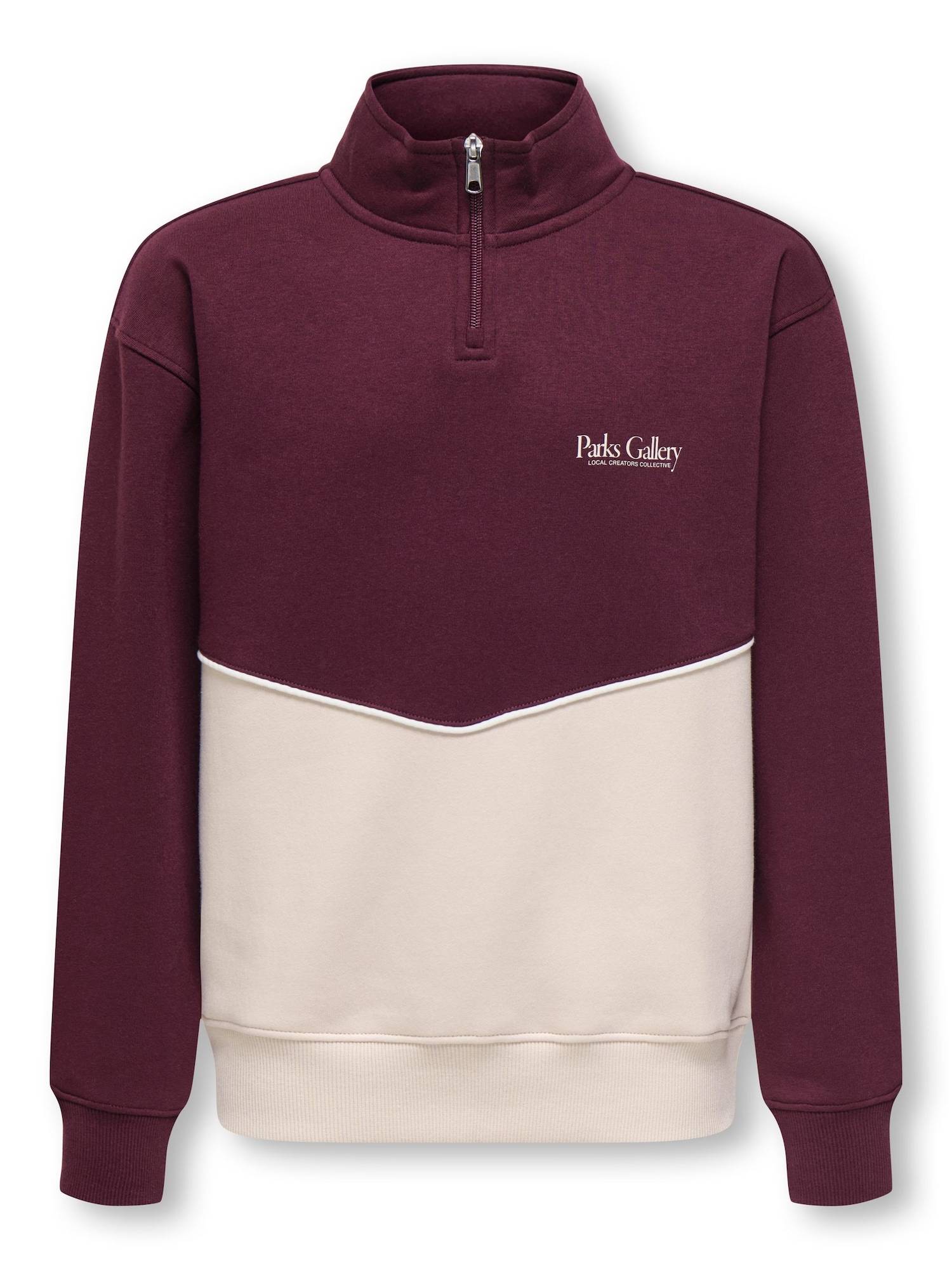 Only & Sons Junior Sweatshirt 'CERES'  beige / mørkelilla