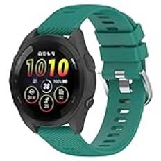 FTRONGRT 20 mm mjukt klockarmband i silikon för Garmin Active 5, justera efter önskemål, ersättningsarmband för Garmin Active 5 -, Garmin Active 5