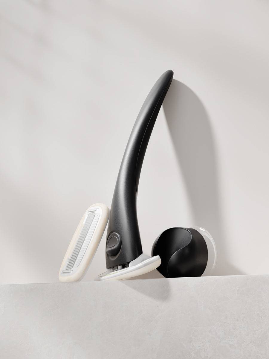 The Body Razor Starter Kit — Onyx.
