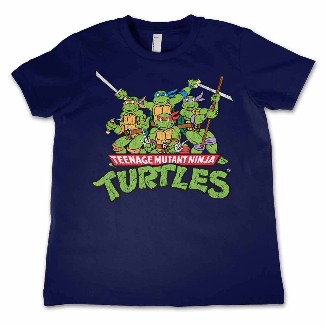 Turtles Distressed Børne T-shirt - 9/11 år