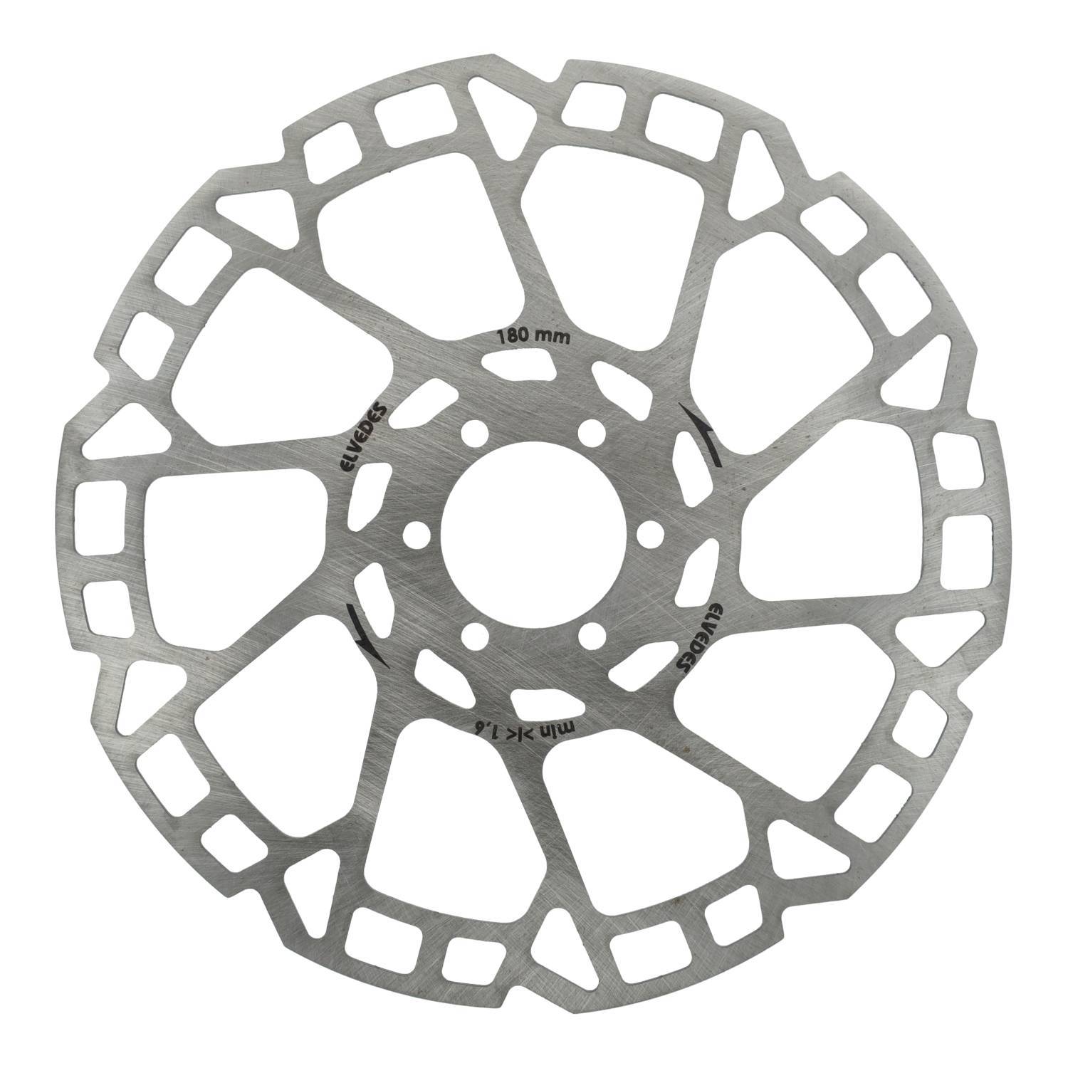 Elvedes bremseskive seks huller 180mm T=1,8mm