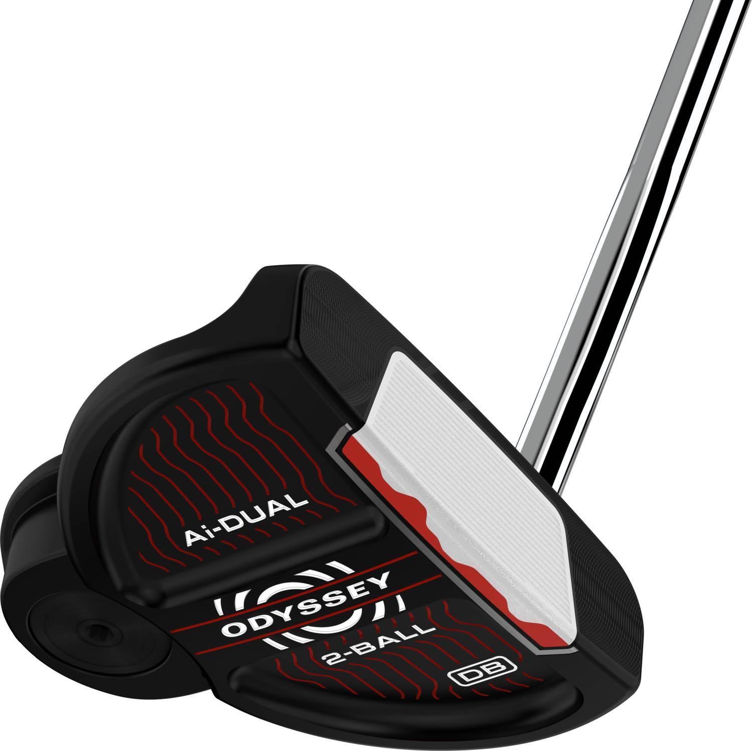 Odyssey Ai-Dual 2-Ball Double Bend Neck Putter.