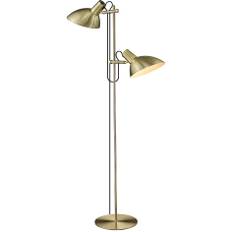 HALO DESIGN METROPOLE 2 ARM MESSING GULVLAMPE