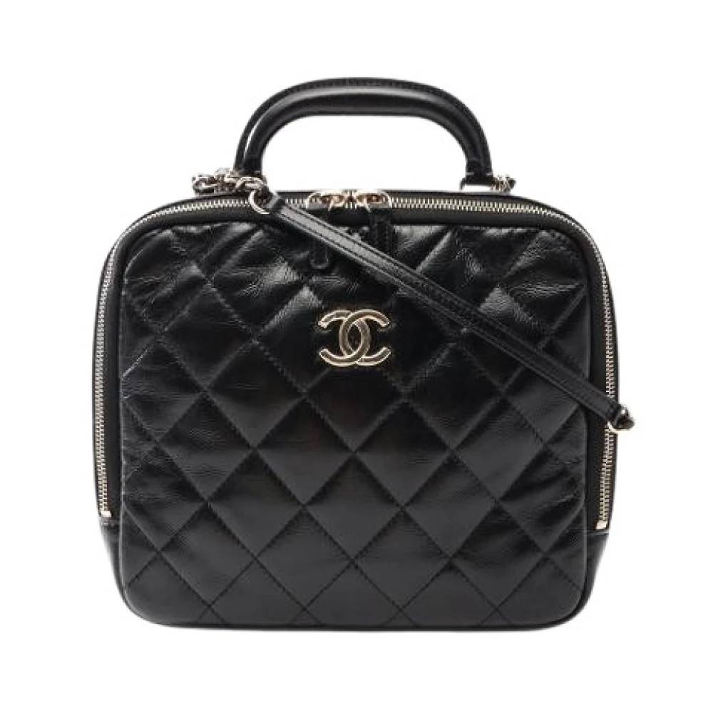 Chanel Vintage Pre-owned Vintage Håndtaske - Vintage - Dame - Sort - ONE SIZE - Uld