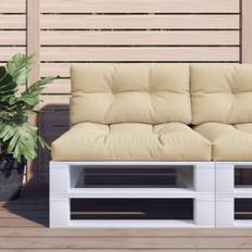 vidaXL pallehynde 70x40x12 cm stof beige
