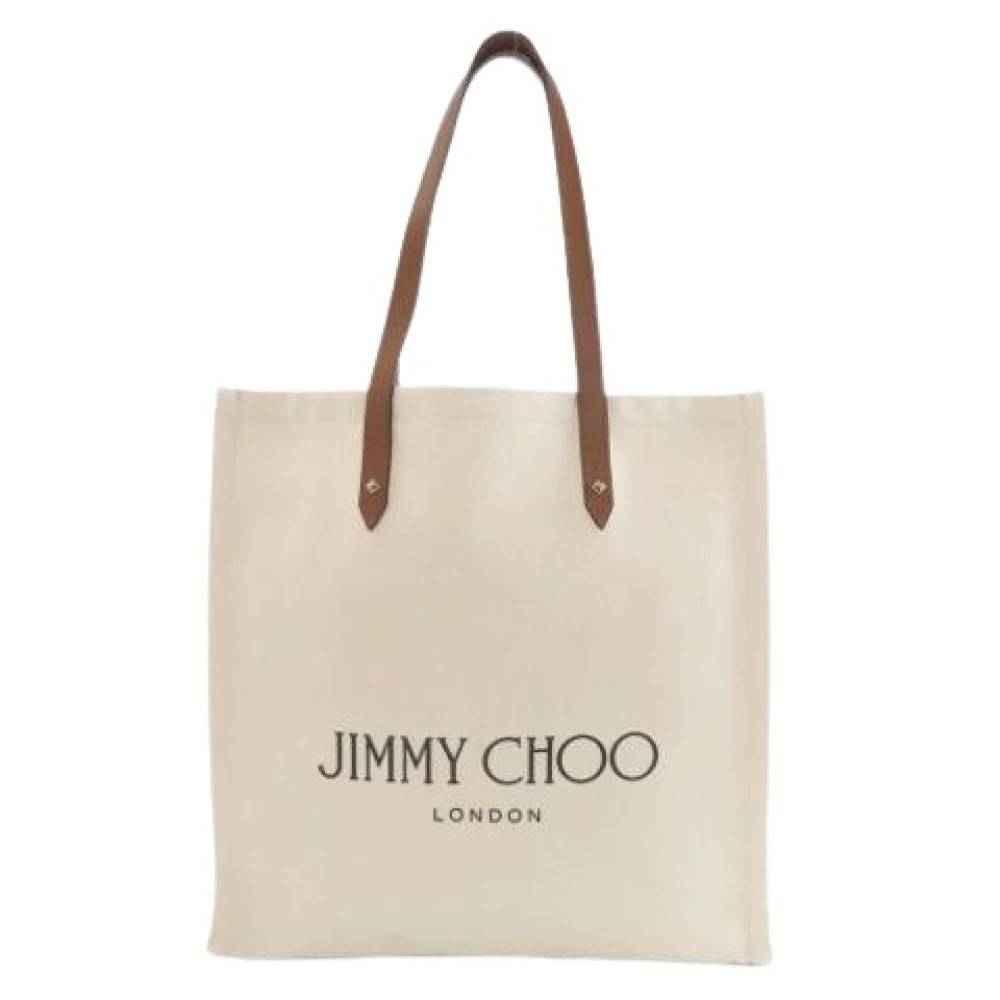 Jimmy Choo Pre-owned - Pre-owned Canvas Tote Bag Vintage - Dam - ONE Size -
