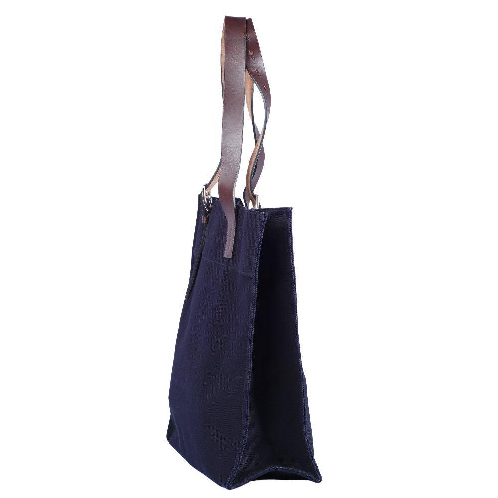 Hermès Vintage Tote Stl. - Totebags Från Magasin - Blue (H 29.8cm x L 39.4cm x D 40cm)