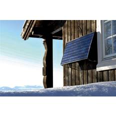 Solcellspaket 230V med 200W Solpanel, 1500W CTECHi Powerstation inklusive ledningar och väggfäste till stuga m.m. off grid