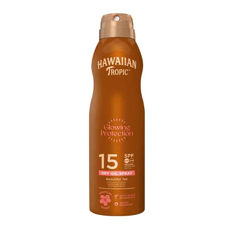Glowing Protection Dry Oil Argan C-Spray SPF 15 – Hawaiian Tropic