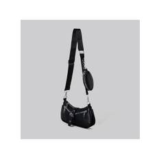Ladies' Zipper & Insert Buckle Decoration Two Pieces Shoulder Bag Halloween Halloween Winter - Black - one-size