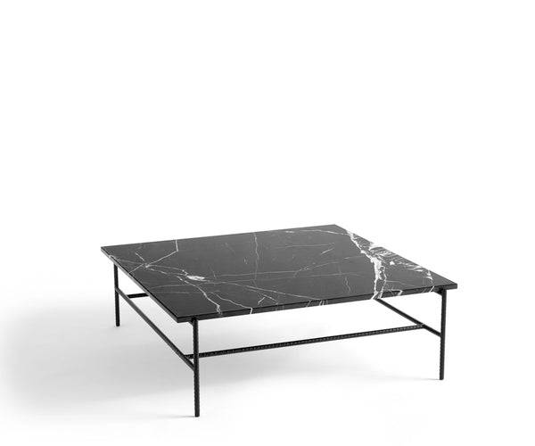 HAY Rebar Sofabord 100x104 cm. - Sort Marmor