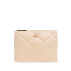 Tory Burch - Kira kuvertväska - dam - kalvskinn - one size - Neutral