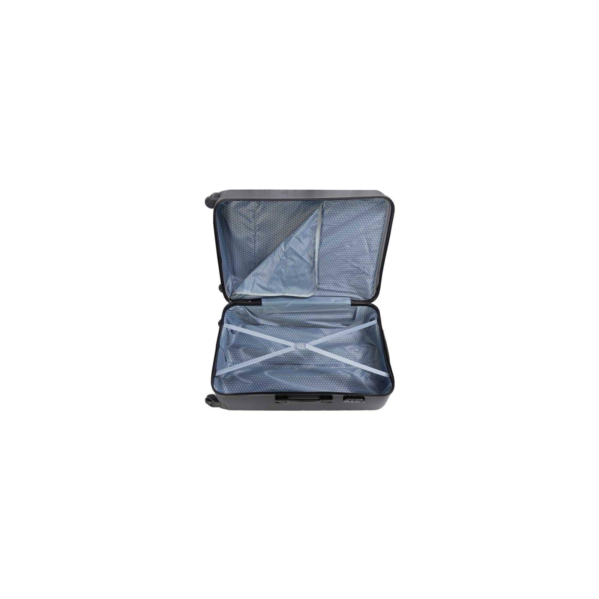 Kuffert - Musling orange - Praktisk hardcase kuffert