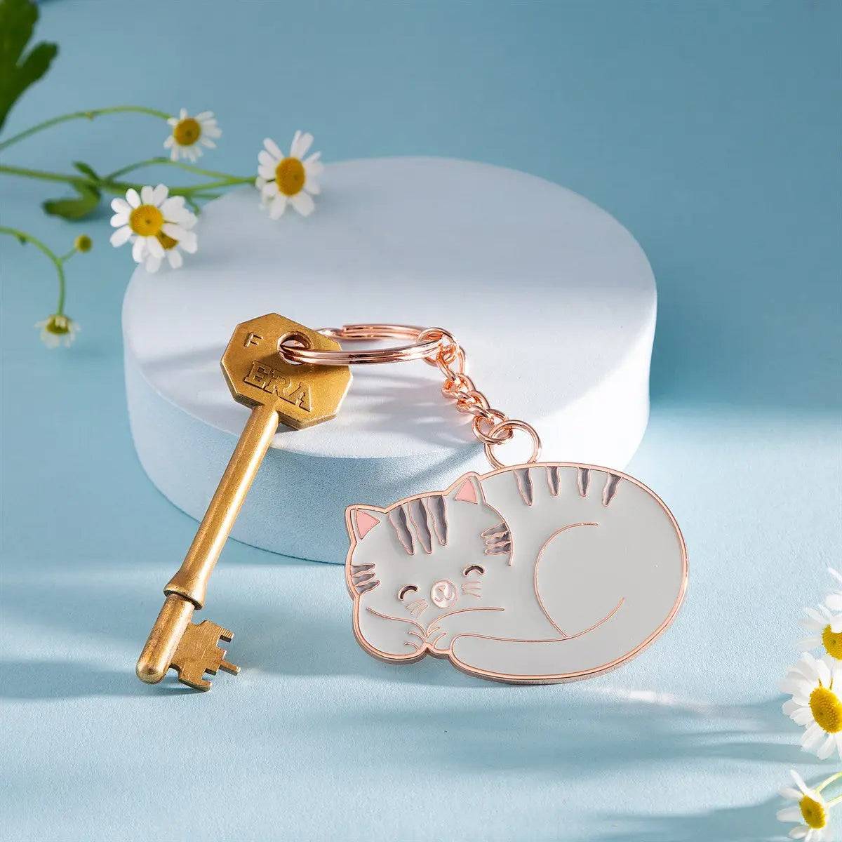 Cat keychain