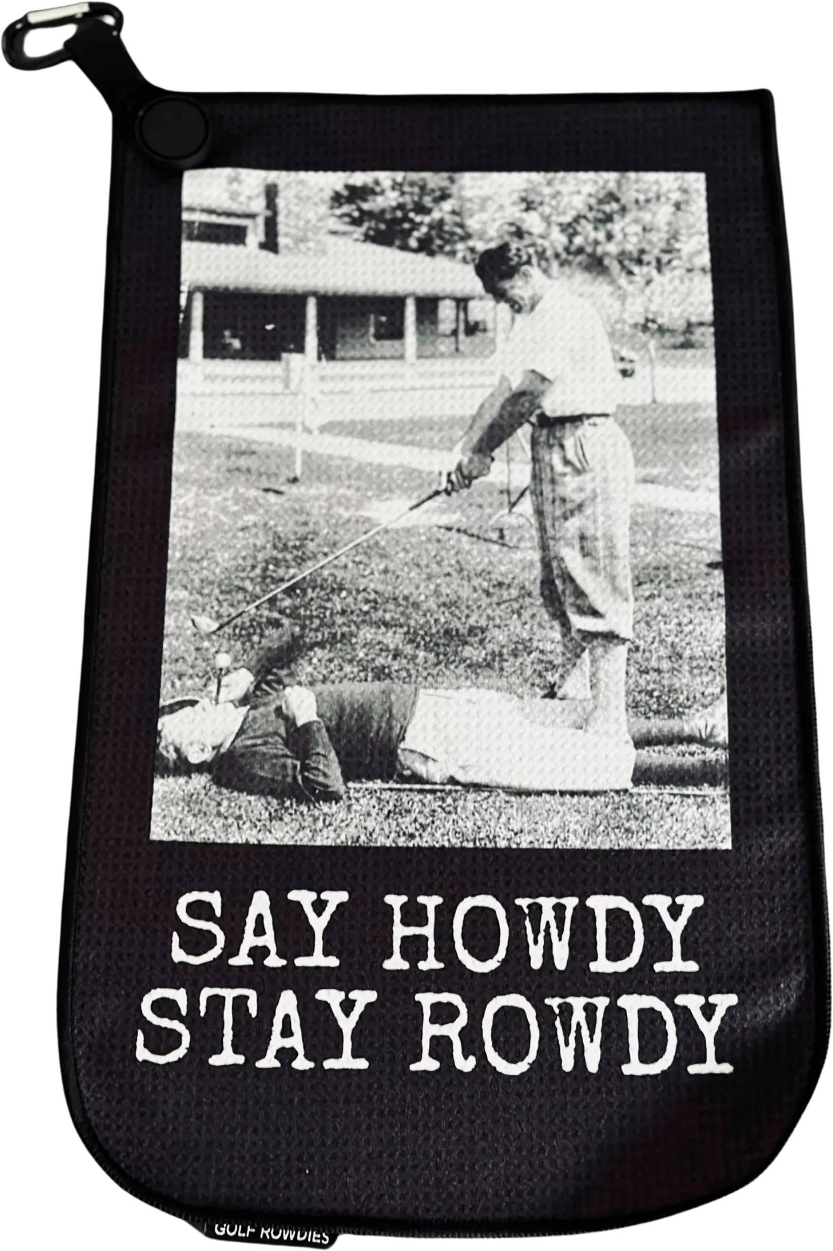 Golf Rowdies Max: Say Howdy, Stay Rowdy Schlägertuch