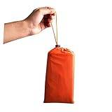 Milisten Utomhus Nödsovsäck Thermal Survival Camping Bag Picknick Pad Lättvikts Kompakt -kall Orange