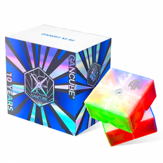 GAN 251 Air Magnetic 2x2 Transparent Stickerless - 10th Anniversary Edition Grand Gift Set