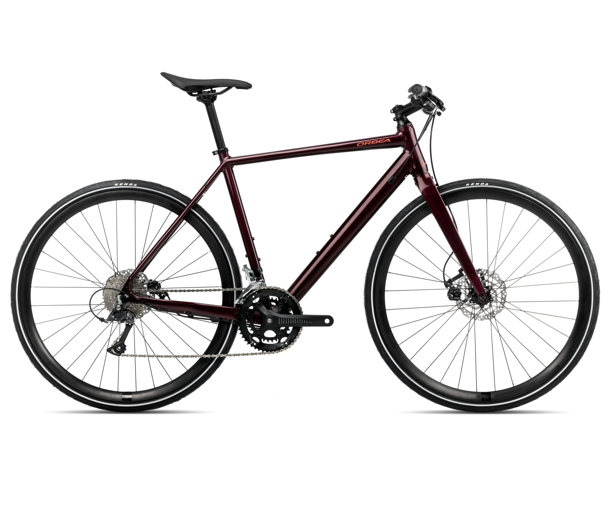 Orbea Vector 30 | Hybridcykel | Metallic Burgundy Red