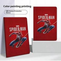 1 styck/Spider-Man iPad-skal för 2021, 2020, Tablet Air 4, Mini 5, lämplig för 3 Mini2, med pennfack, Pro 11 tum 8, Apple Ioad-skal betalt, Avengers A - Multifärgad (Multi-size)