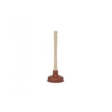 Skrubber Duster gummi med trähandtag, 10 st/krt