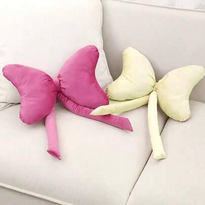 Ny rosa rosettdekorationskudde, mjuk och söt, lämplig för säng, soffa och sovrum, oumbärlig heminredning för vår/sommar, även perfekt present till hög (40 cm*40 cm (15,7 tum*15,7 tum),50 cm*50 cm (19,69 tum*19,69 tum),30 cm*30 cm (11,8 tum*11,8 tum))