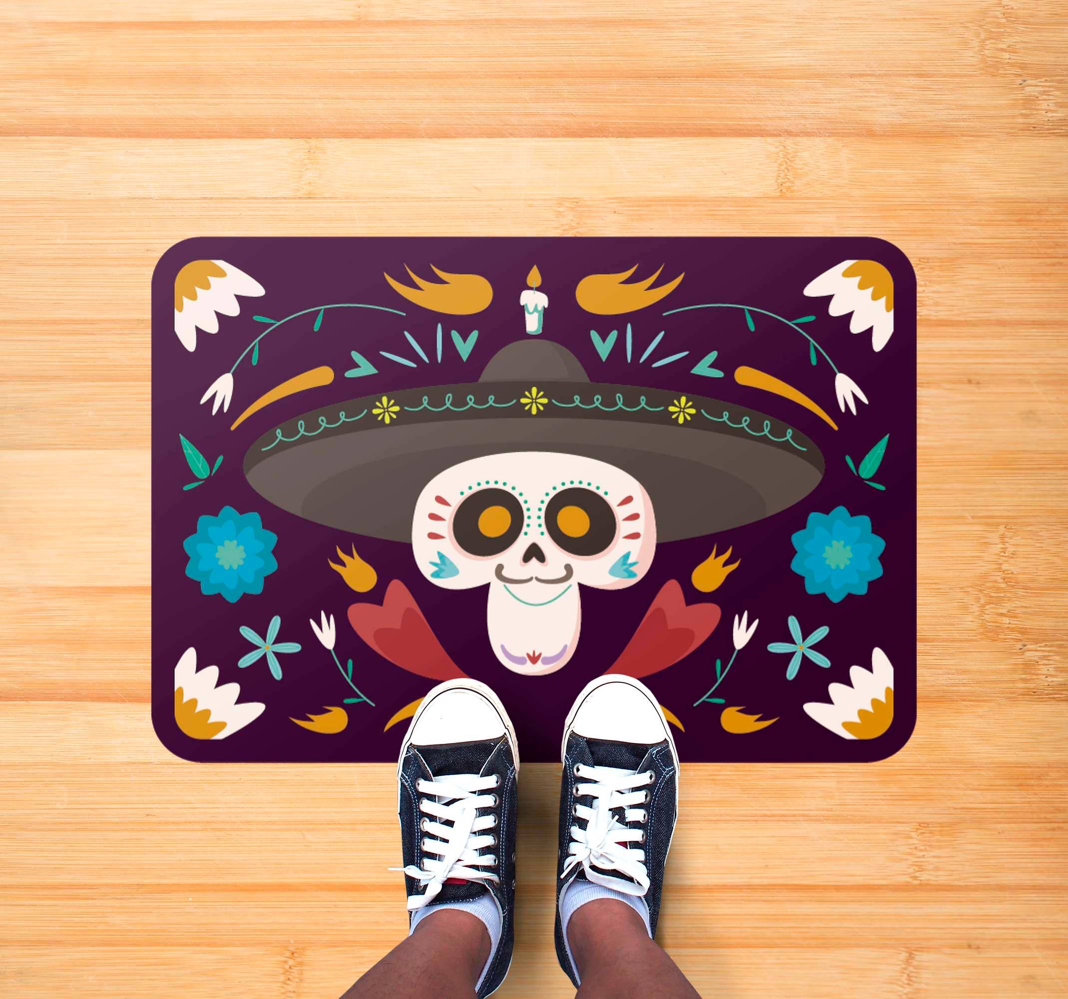 Mexikansk stil halloween mattor