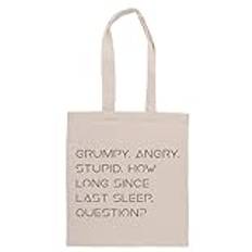 Project Hail Mary - Grumpy Rocky Quote Livsmedel Beige Shoppingväska Groceries Beige Shopping Bag