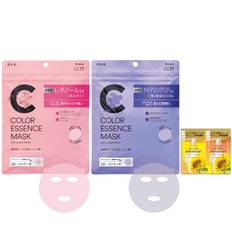 Hadabisei Color Essence Mask Pink Purple Set with bonus Retinol Niacinamide Sheet Mask Sheet Pack Face Pack Pack Skin Care