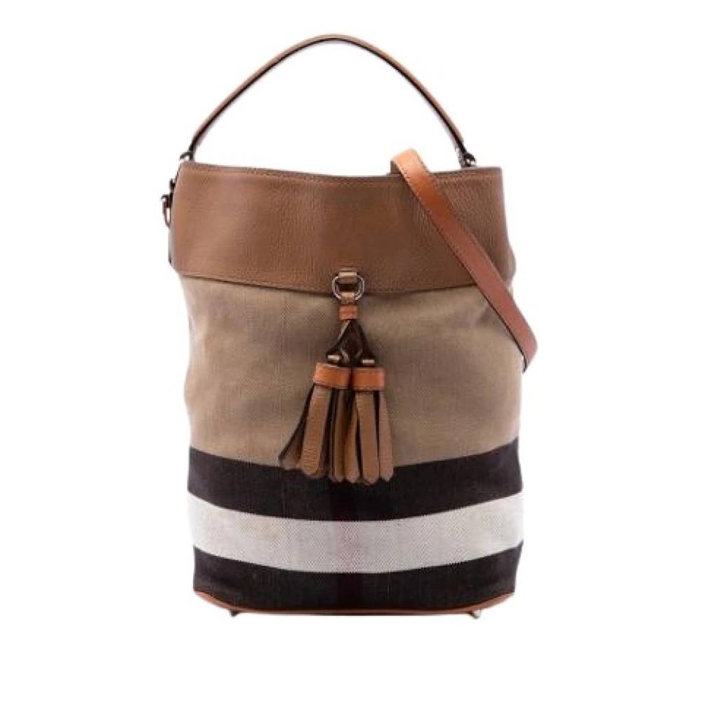Burberry Vintage Pre-owned Vintage Bucket Bag - Vintage - Dame - Brun - ONE SIZE - Uld