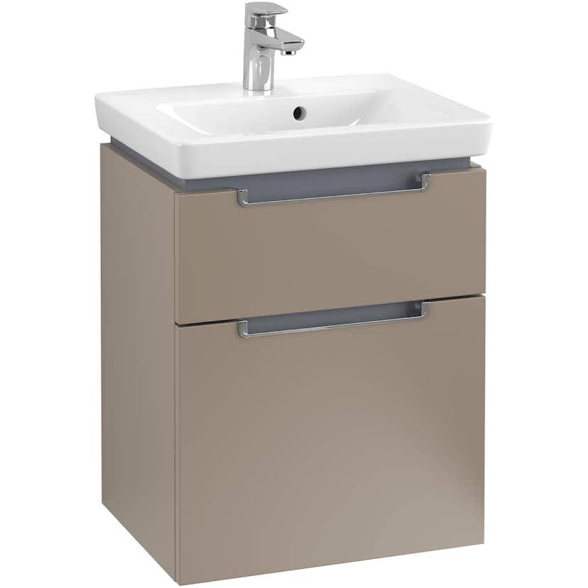 Tvättställsskåp Villeroy & Boch Subway 2.0 med 2 Lådor