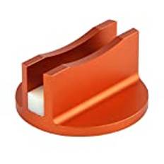 Terisass Bilräfflad Magnetisk Lyftplatta Universal Orange + Universell Aluminiumspårad Magnetisk Domkraft Dyna Bil Fordon Domkraft Lyft Adapter Dyna Bil Jack