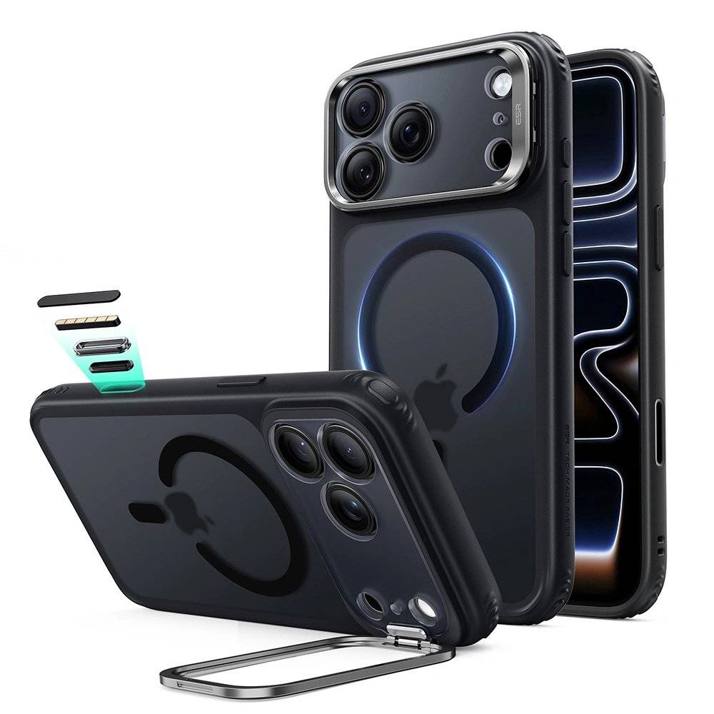 ESR Classic Kickstand HaloLock MagSafe iPhone 17 Pro Frosted Black