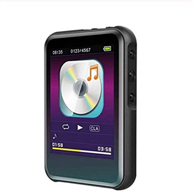 Mp3 spelare med bluetooth musikspelare hi-fi stereo minispelare bärbar e-bok läsare tunn mp4 spelare - 16gb