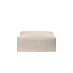 Catena Pouf Rectangular L501 - Loose Drape - Natural