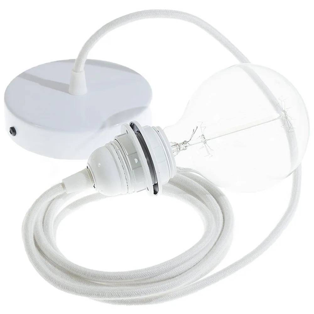 Creative Cables Rc01 2 M Hængende Lampe Pendel Til Lampeskærm