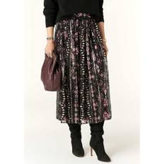 Pippa Sequin Skirt - Black