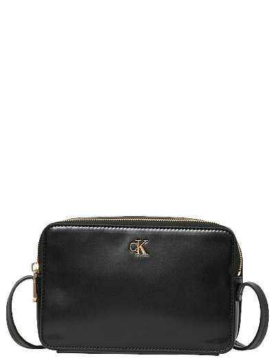 Calvin Klein CK CAMERA BAG - Presenter till henne - BLACK / ANTIQUE LIGHT GOLD / black