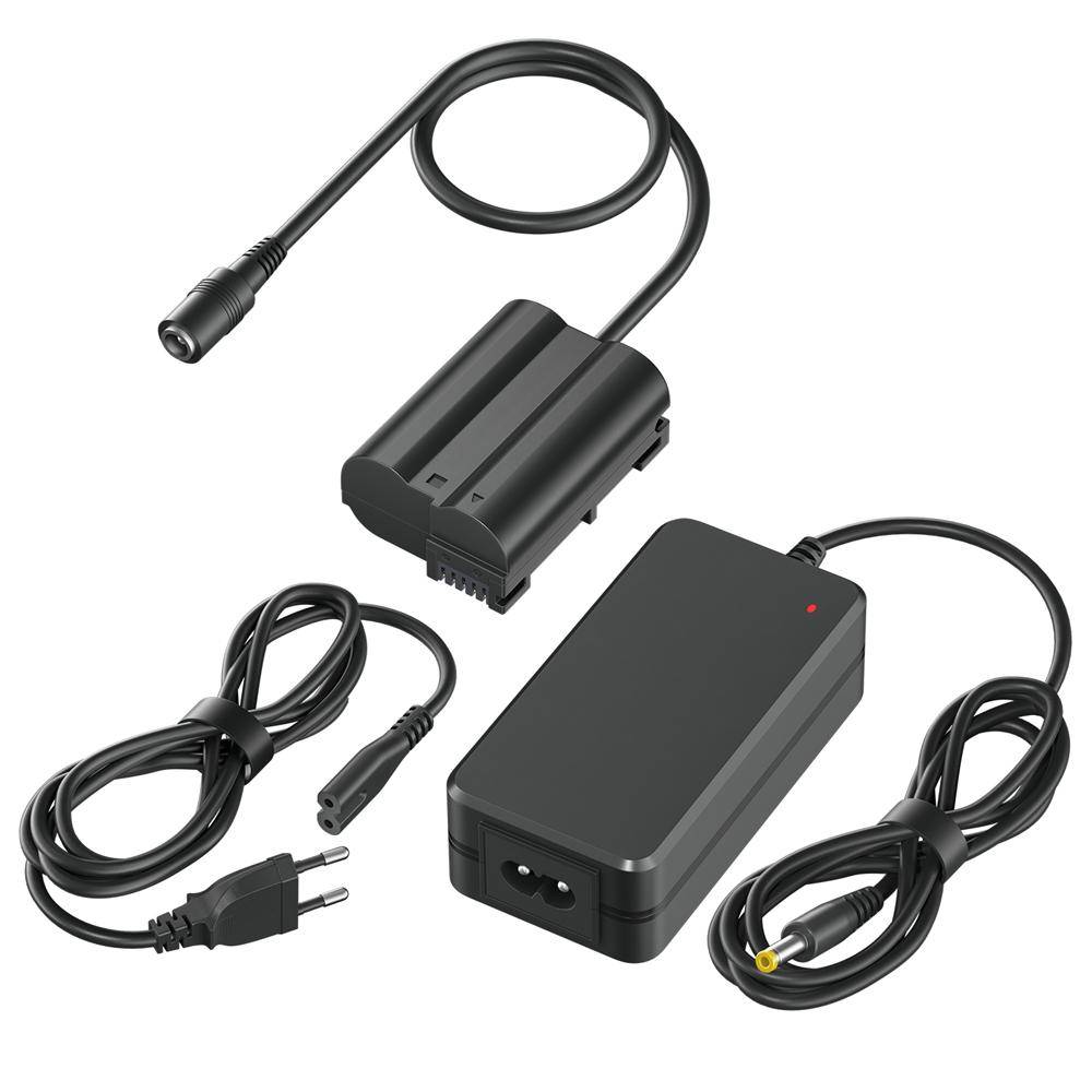 PALO EN-EL15 Dummy Batteri Power Bank USB-kabel för Nikon D7000 D7100 D7200 D7500 Z5 Z6 Z7 1 V1
