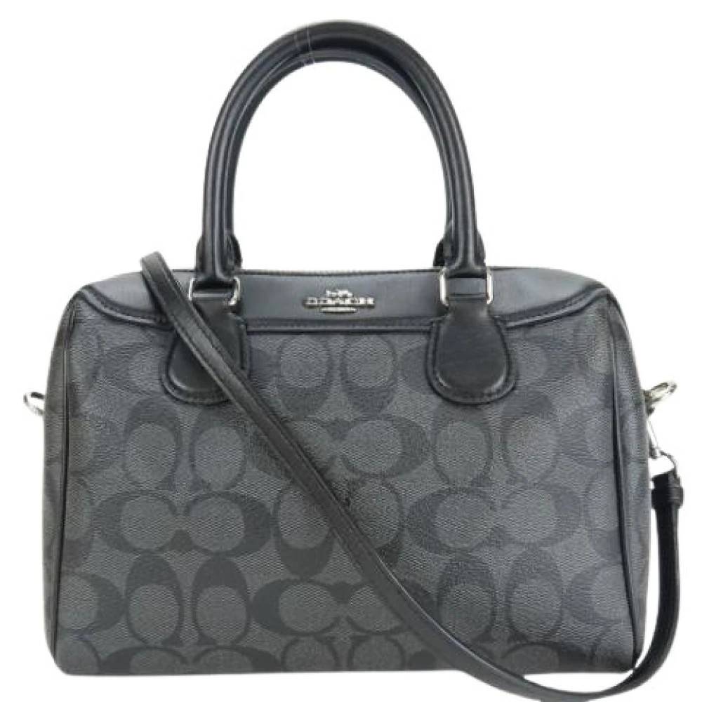 Coach Pre-owned Pre-owned Canvas Håndtaske - Vintage - Dame - Grå - ONE SIZE -