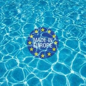 PP Pool med Skimmer Caribic - Rektangulær - Grå