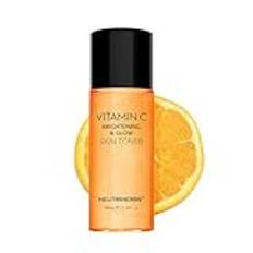 Neutriherbs Vitamin C-toner för ansikte alkoholfritt ansiktsvatten med aloe vera häxor hassel extrakt hyaluronsyra fuktgivande och slätande hud 100 ml/3,38 fl. oz