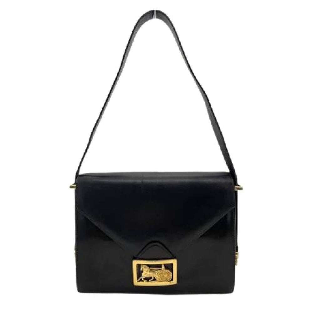 Celine Vintage Pre-owned Vintage Skuldertaske - Vintage - Dame - Sort - ONE SIZE - Uld