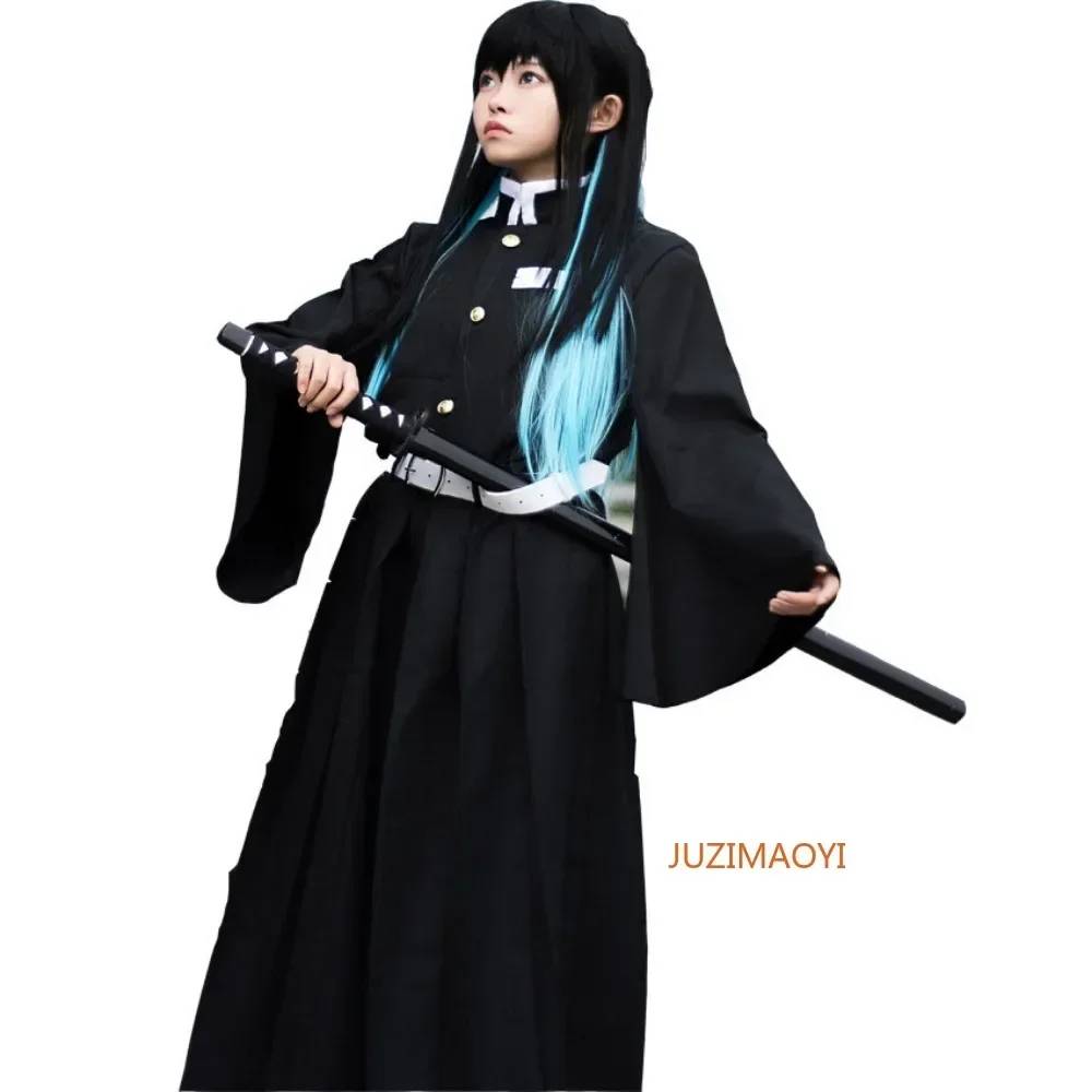 2026 Aime Tokitou Muichirou Cosplay Costume Cosplay Kisatsutai uniforme perruque Halloween Costume pou