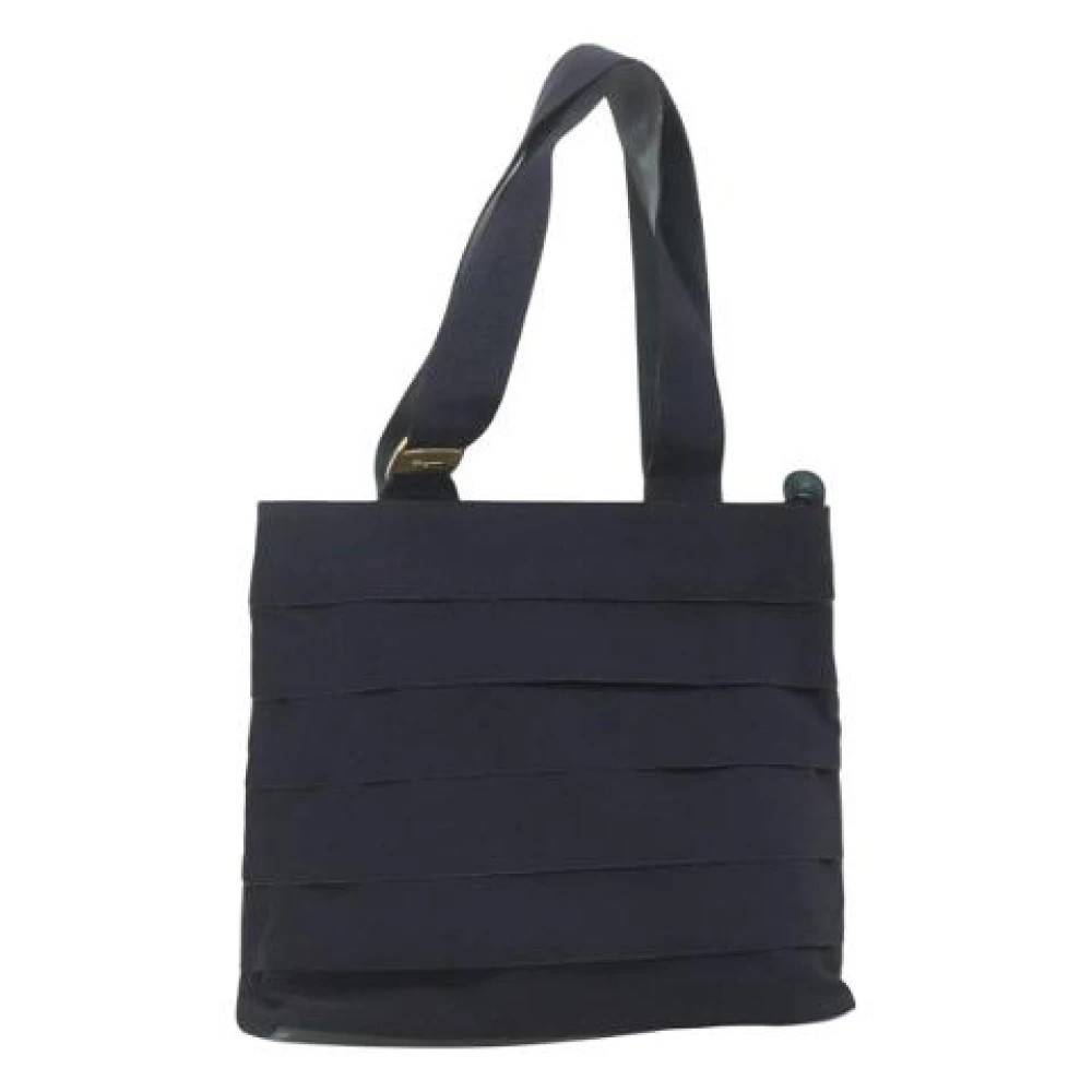 Salvatore Ferragamo Pre-owned - Pre-owned handväska i canvas Vintage - Dam - ONE Size -
